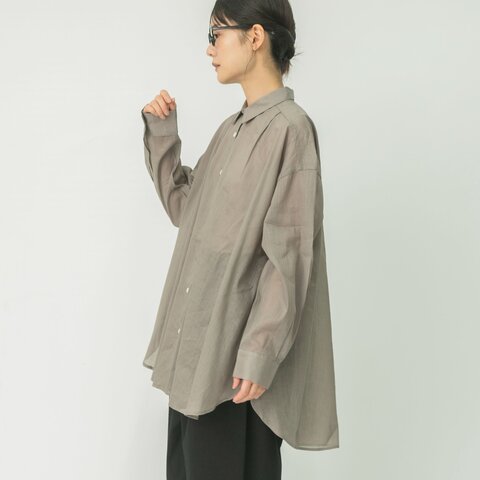 TUTIE.|ラミーコットンローンロングシャツ 長袖シャツ