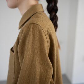 FRECKLE|cotton wool felted twill shirt /2色2サイズ展開/長袖シャツ