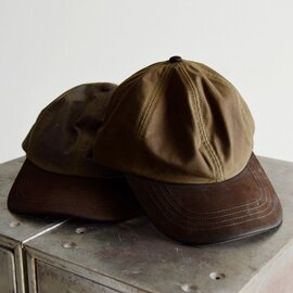 TWEEDMILL｜ワックスドレザーベースボールキャップ baseball-wax-cap-yo ツィードミル 帽子