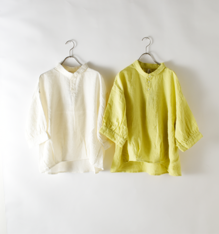 Brocante|リネン キャンバス バロン シャツ 36-0243l-ms