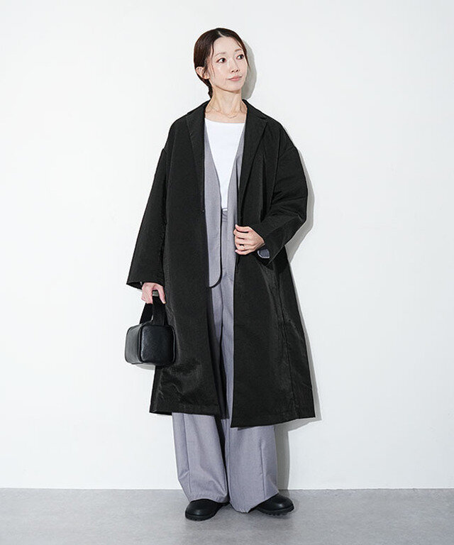 身長:164cm/着用カラー:17 BLACK/着用サイズ:FREE