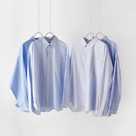 LANCER CLOTHING CORPORATION|コットンストライプ レギュラー シャツ lcmd-170
