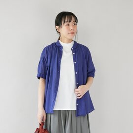 mumokuteki|やわらかで軽やかな パフスリーブシャツ