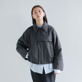 Hella|ウール混 ガンフラップ ブルゾン “GUN FLAP BLOUSON” h253-04-kk