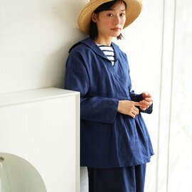 TUTIE.|【megumi×TUTIE.】リネンカシュクールブラウス|受注生産|5月上旬発送