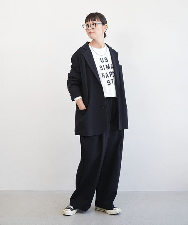 身長:165cm / カラー:Navy / サイズ:Free