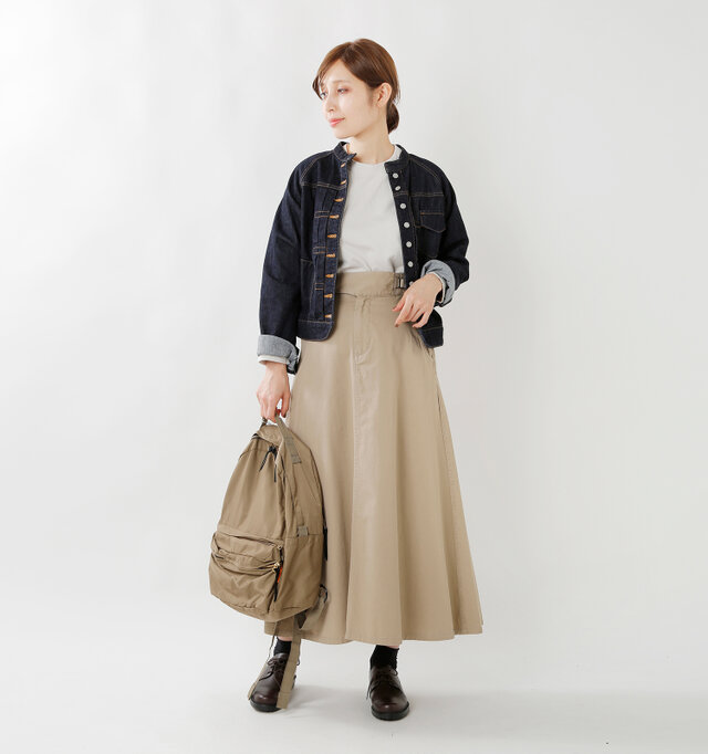 model yama:167cm / 49kg
color : sand / size : 0