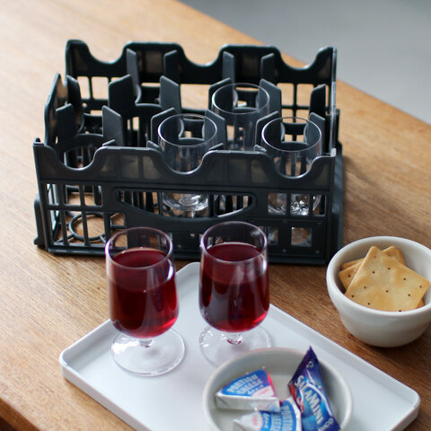 Upgrade｜GLASS RACK with TRAY