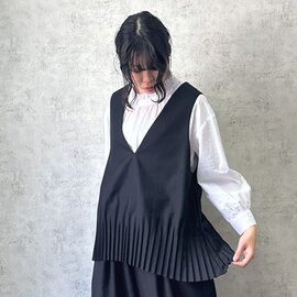 D*g*y|裾プリーツベスト T/Rサージ D9727