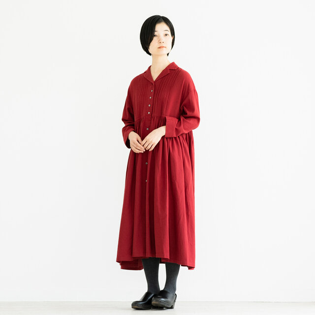モデル身長 163cm 着用カラー レッド