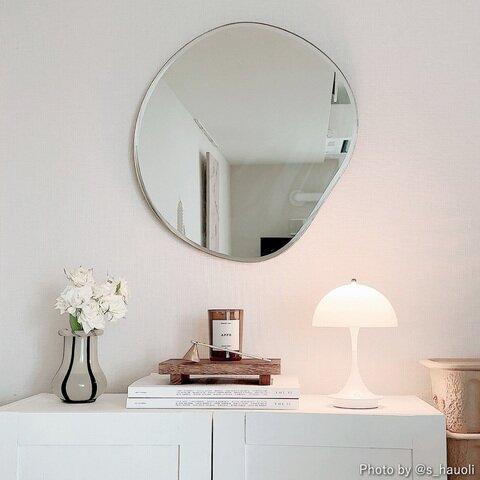 Ferm Living|Pond Mirror(テーブルミラー / 壁掛けミラー S)Sサイズ 日本正規代理店品【国内在庫あり】