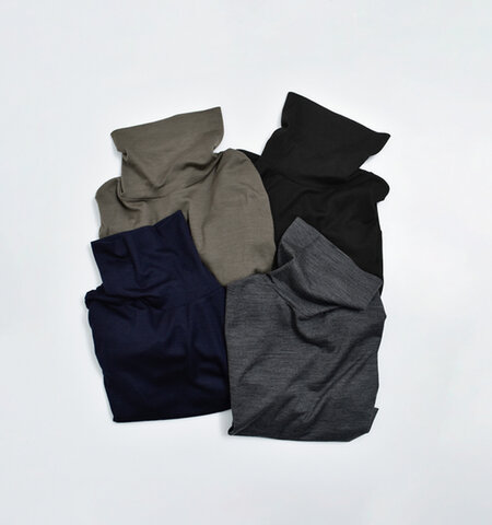 SLOANE|ウール天竺 タートルネック 長袖 ニット Tシャツ sl8w-t528-same1