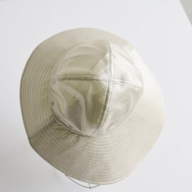kha:ki｜サテン ミリタリー ブッシュ ハット 帽子 “MIL BUSH HAT SATIN” mil24hac3016-ms 母の日 ギフト 紫外線対策