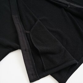 VU｜ヴウ sweat cardigan [BLACK] スエットカーディガン vu-s24-t06/・1