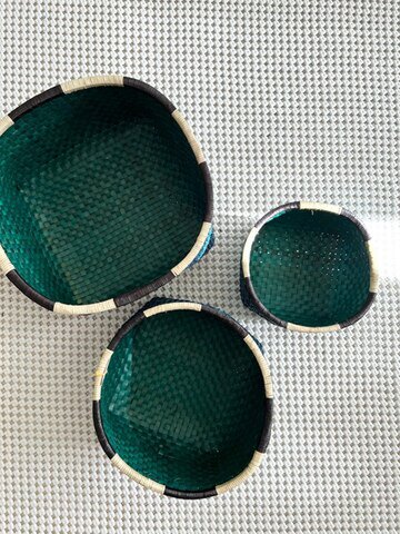 Suno&Morrison｜8mm Kottan Open Basket #Green Blue