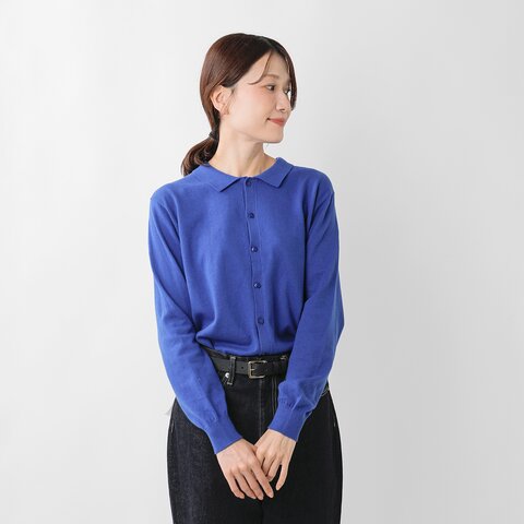 Nouvelles du paradis|ムーコットン ポロ カーディガン pk25301-tr