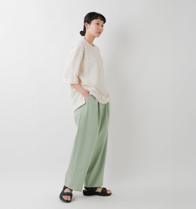 model mayuko:168cm / 55kg
color : mint / size : 0