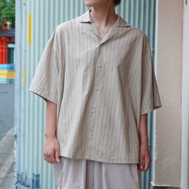 fuai|open collar shirt |半袖シャツ