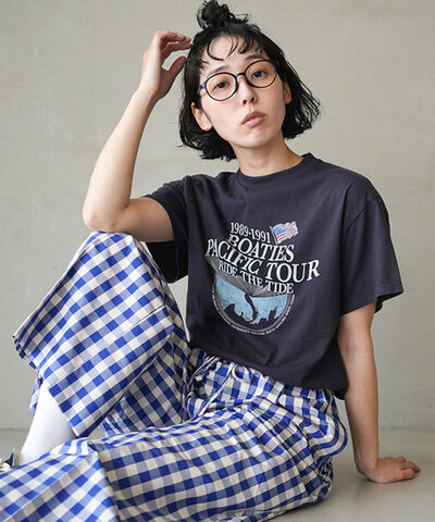 Shinzone|BOATIES TOUR TEE ブーティー ツアーティー 半袖 トップス Tシャツ プリント 26mmscu08