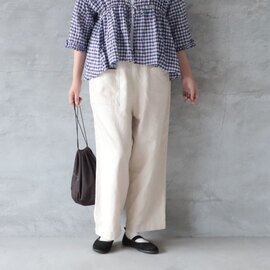nachukara|コットンリネン楽ちんパンツ