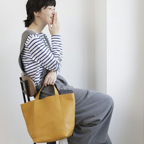 Kanmi|A4が入る手持ちバッグ「itsu mono バッグ(M)」【B21-66】