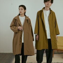 YARRA NEU|ポンチョ風ナイロンアウター NU-224-413