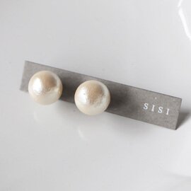 SISI|cotton pearl pierce コットンパール ピアス
