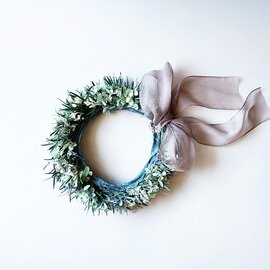 《クリスマス限定》ゆうこさんがつくる赤ちゃんの花冠 -またたき-［出産祝い/ハーフバースデー/クリスマスギフト］