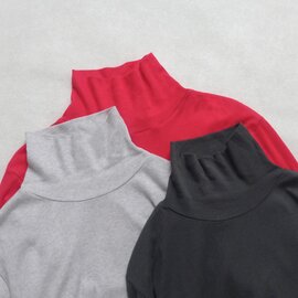 TOKYO BASIC|綿カシミヤフライス タートルネック|トップス