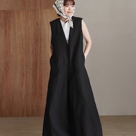 SACRA|レーヨンリネン タンブル オールインワン サロペット RAYON LINEN TUMBLE 126107051 サクラ