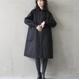 Mochi｜finx gabardine coat [black/・1]