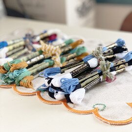 クロヤギシロヤギ｜刺繍糸3色セット[BASIC]トリコロール