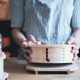 足立茂久商店|わっぱせいろ 5寸と6寸