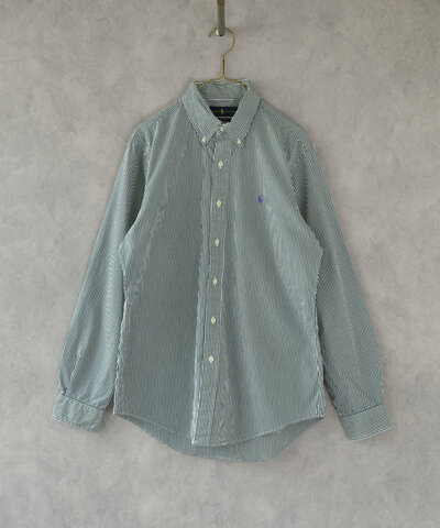 RALPH LAUREN|古着コットン ストライプシャツ 78