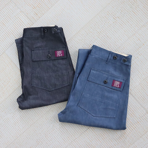 GUNG HO|COOLMAX DENIM ・ベイカーパンツ メンズサイズ