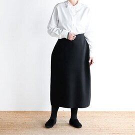 mizuiro ind|mizuiro ind ミズイロインド 4-260055 シードステッチAラインスカート