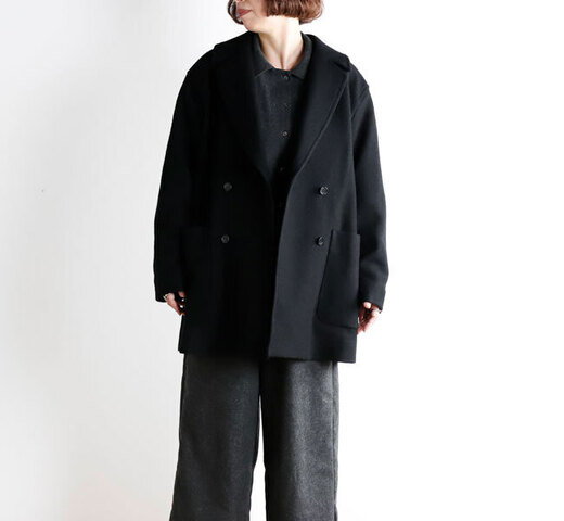 mizuiro ind|mizuiro ind ミズイロインド 4-270040 ダブルブレストジャケット