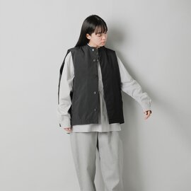 NO CONTROL AIR|リンクルタフタ コアブリッド ボトルネック ベスト dr-nc1701vt-kk