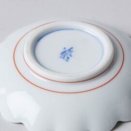 渓山窯 | 小皿3寸 錦牡丹菊型