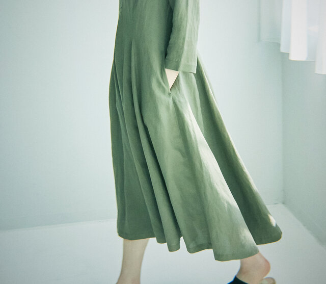 モデル165cm 着用サイズ:0(OLIVE)