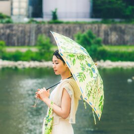 manipuri｜UV加工 晴雨兼用 グラフィックプリント 折りたたみ傘 print-umbrella-ms レイングッズ 日傘
