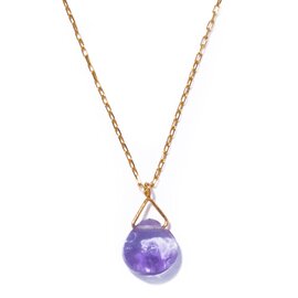 les bon bon|serendip amethyst necklace ネックレス 10金 天然石