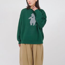 marble SUD|bear knit プルオーバー