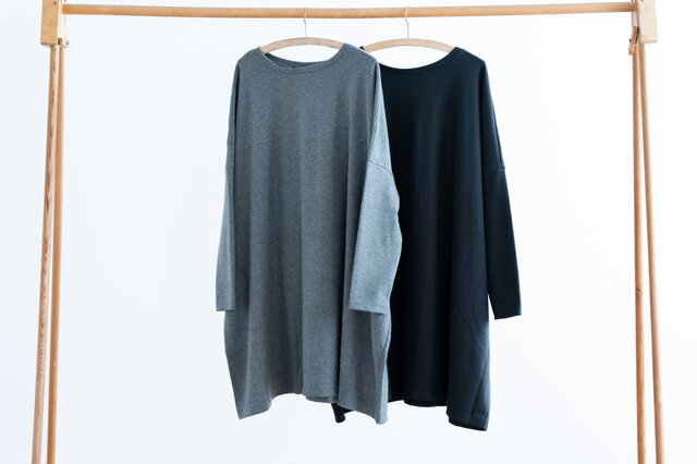 mizuiro ind|クルーネックワイドワンピース