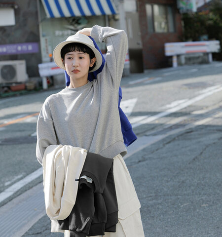 MidiUmi|コットン ワイド スウェット プルオーバー 4-71977453-rf