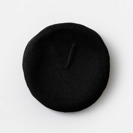 Nine Tailor｜ドライタッチ シルク ベレー帽 “Tassel Beret” n-1051-kk 帽子