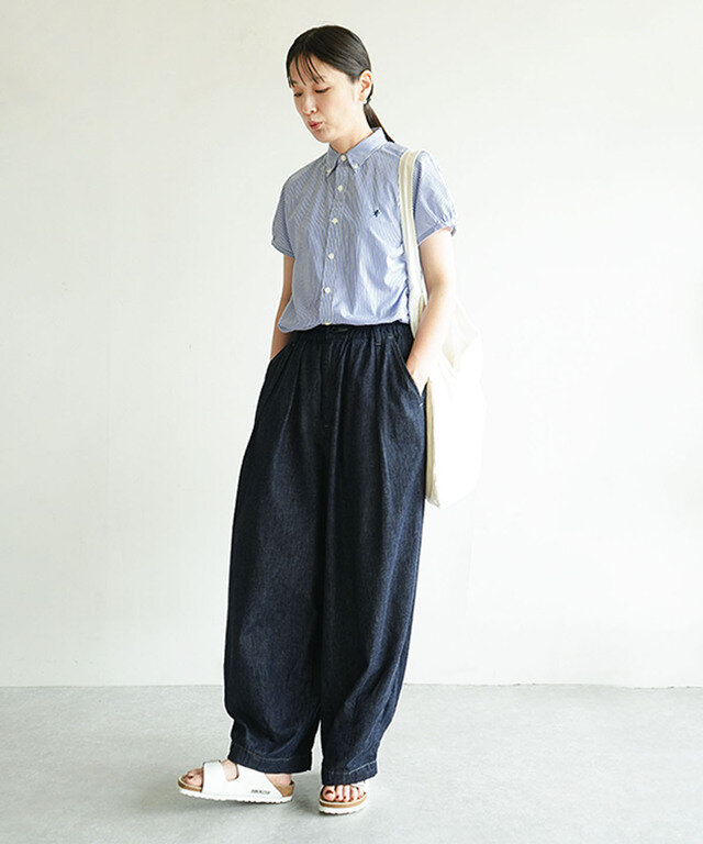身長:165cm / カラー:920 BLUE STRIPE(NAVY) / サイズ:16