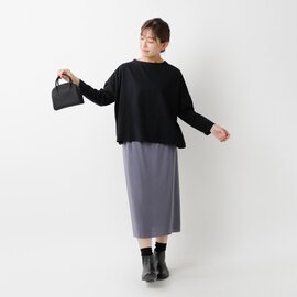 ma couleur｜プリーツ スムース ナローライン スカート j-4441-kk