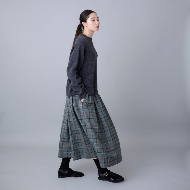 model:168cm color:モスグリーン