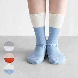 HUIS|HUISのくつした コットンリネン【ユニセックス22cm-27cm】